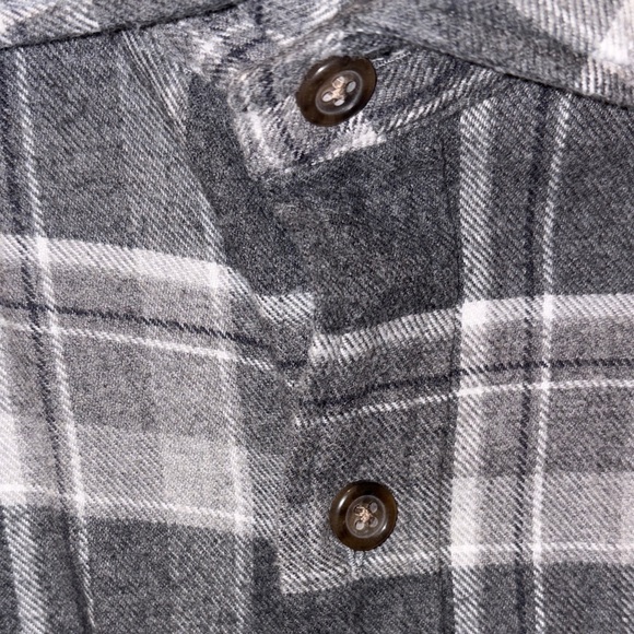Polo by Ralph Lauren Men's Black and Gray Plaid Shirt - Picture 6 of 7